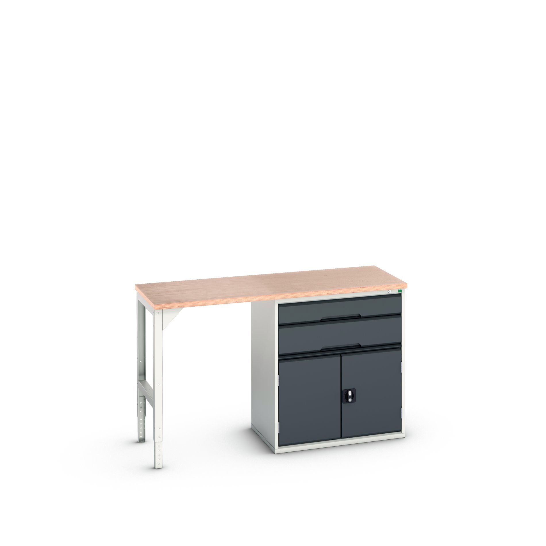 Bott Verso Werkbank | 2 Lades | 2 Deuren | Breedte 1500mm | Multiplex | RAL 7016 - 16921905.19