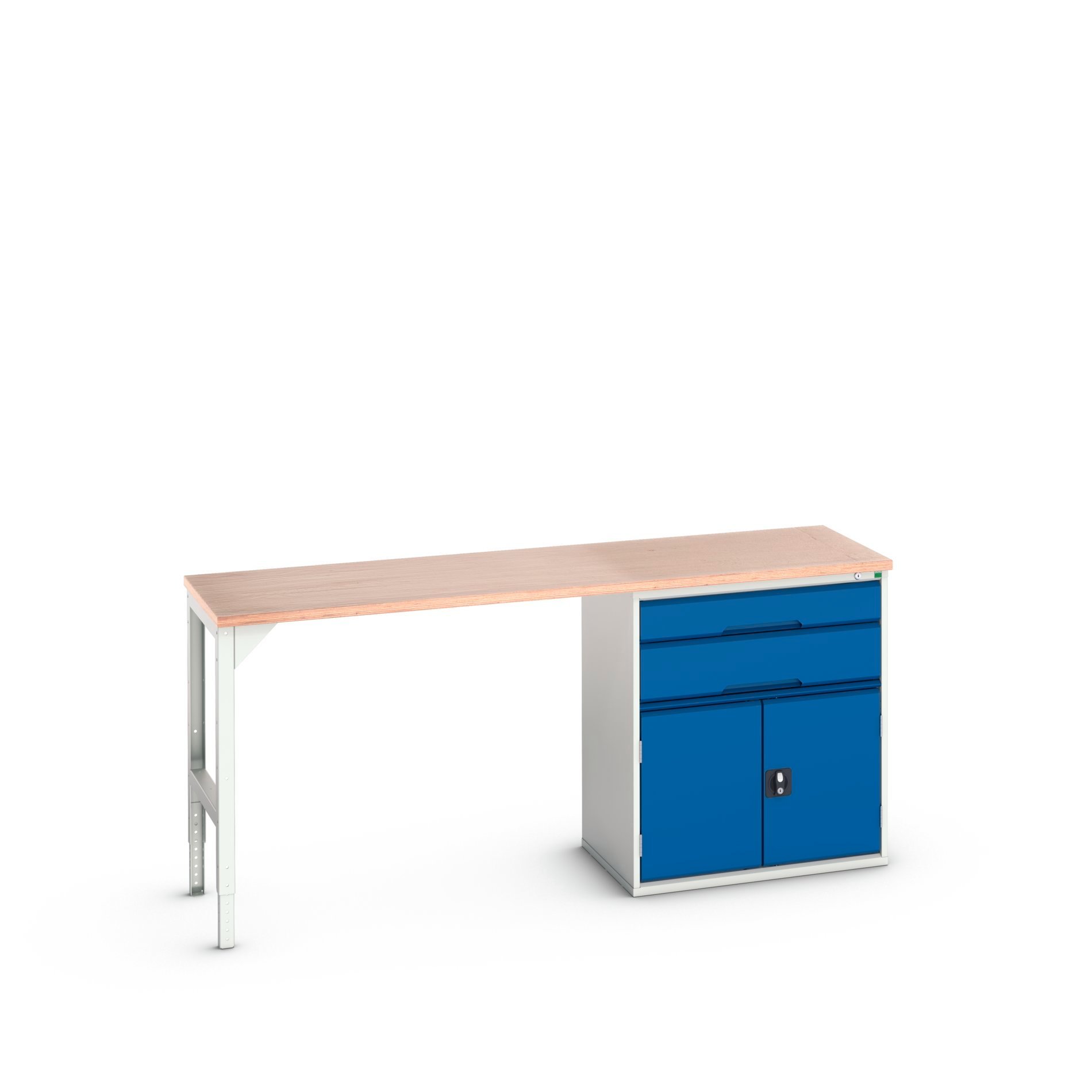 Bott Verso Werkbank | 2 Lades | 2 Deuren | Breedte Lade 800mm | Multiplex | RAL 5010 - 16921955.11