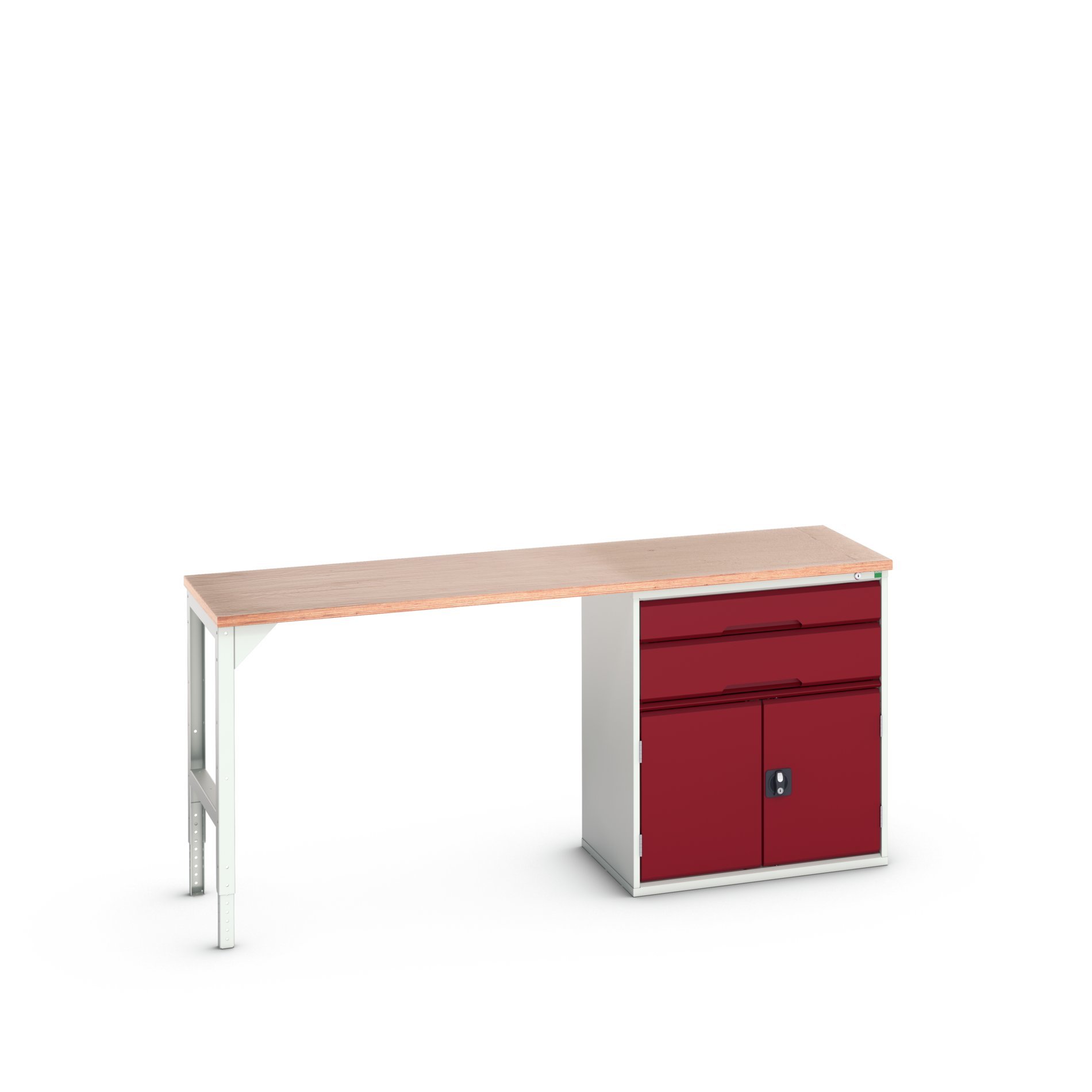 Bott Verso Werkbank | 2 Lades | 2 Deuren | Breedte Lade 800mm | Multiplex | RAL 3004 - 16921955.24