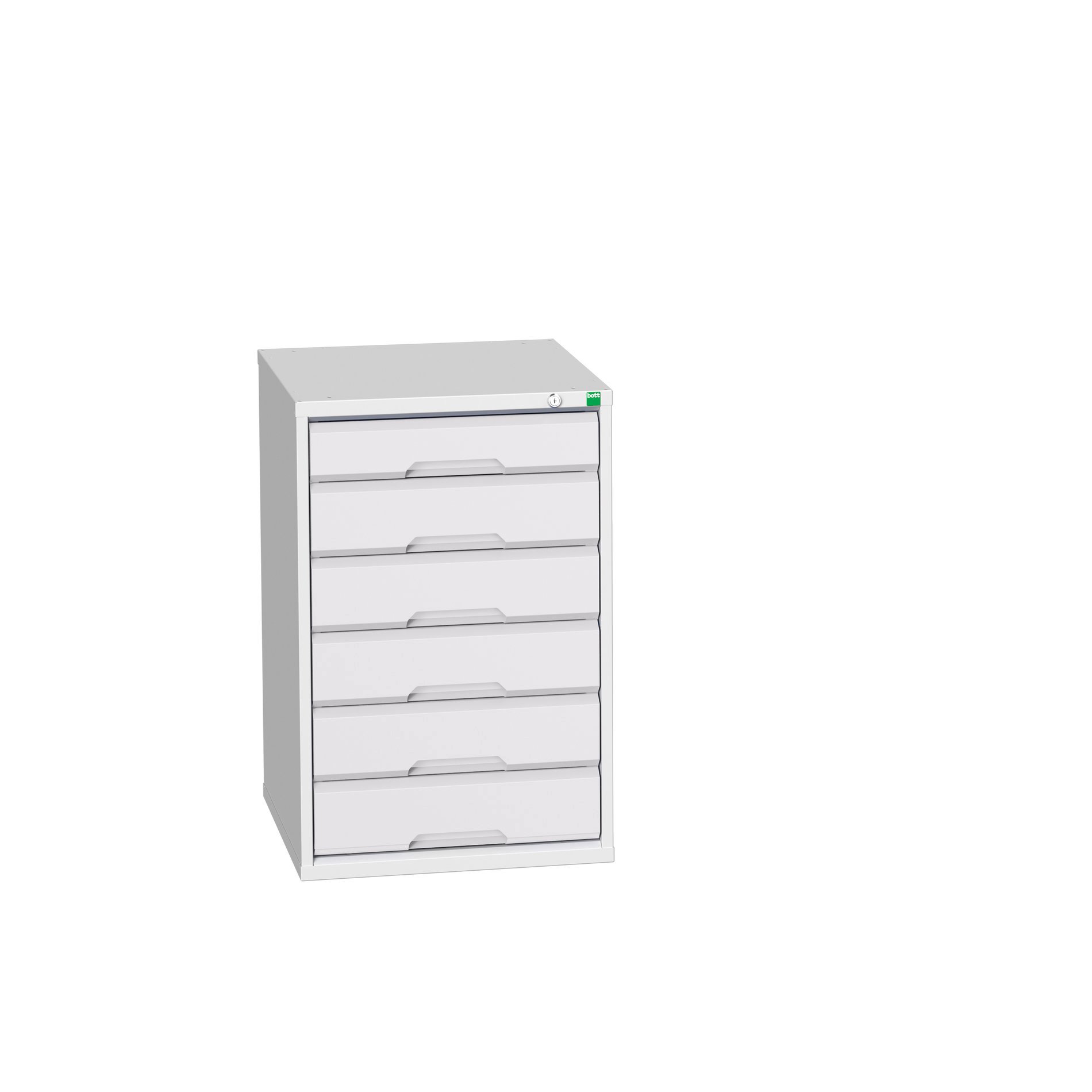 Bott Verso Schuifladenkast | 525x550x800mm | 6 Laden | RAL 7035 - 16925014.16