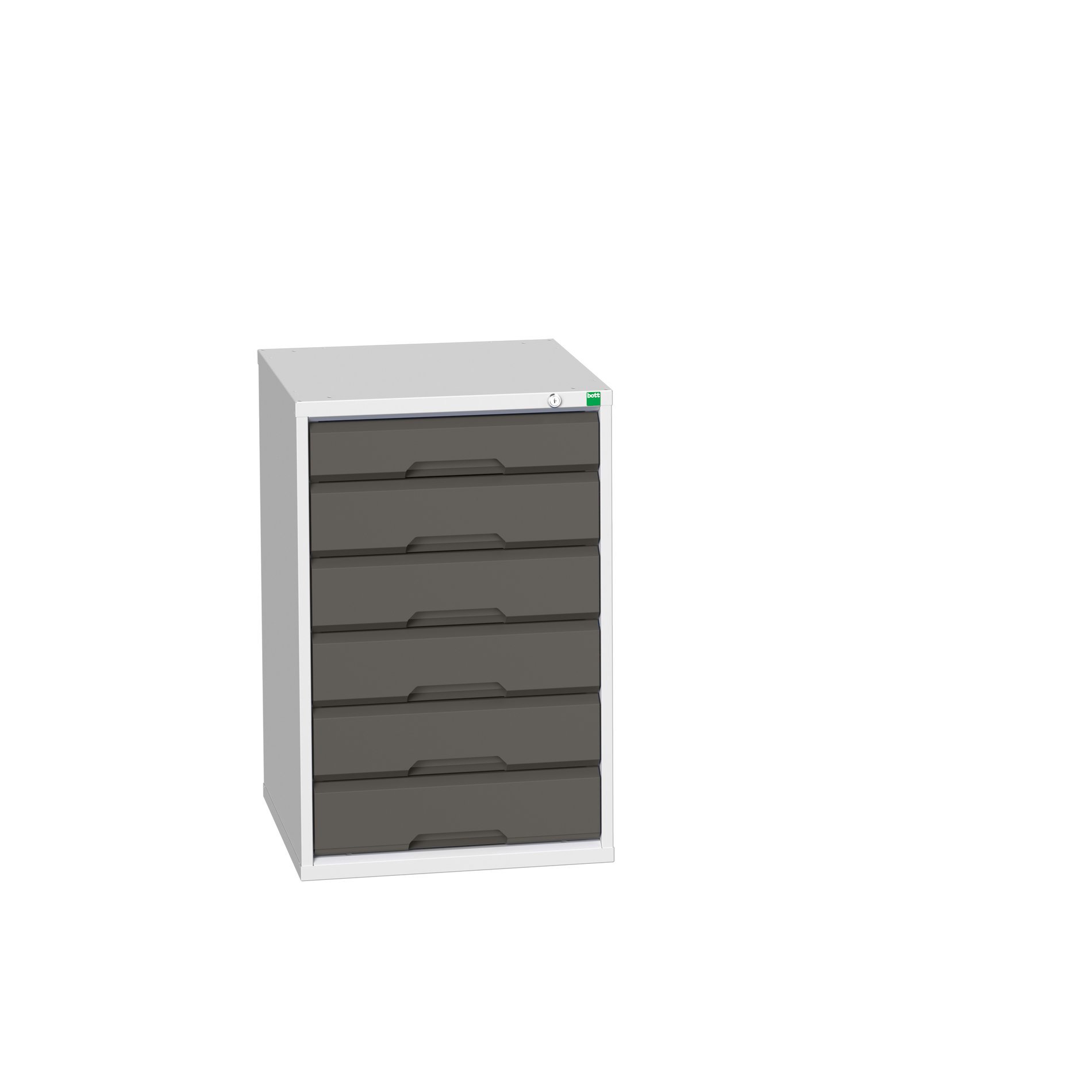Bott Verso Schuifladenkast | 525x550x800mm | 6 Laden | RAL 7016 - 16925014.19