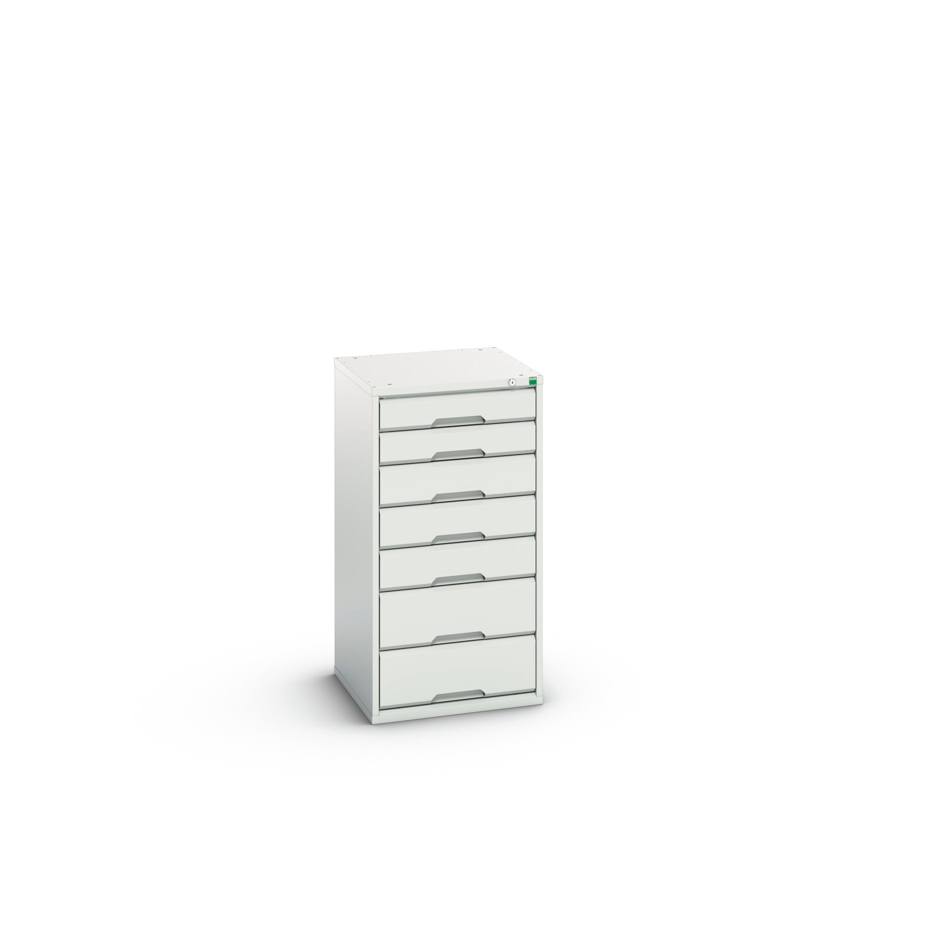 Bott Verso Schuifladenkast | 525x550x1000mm | 7 Laden | RAL 7035 - 16925049.16