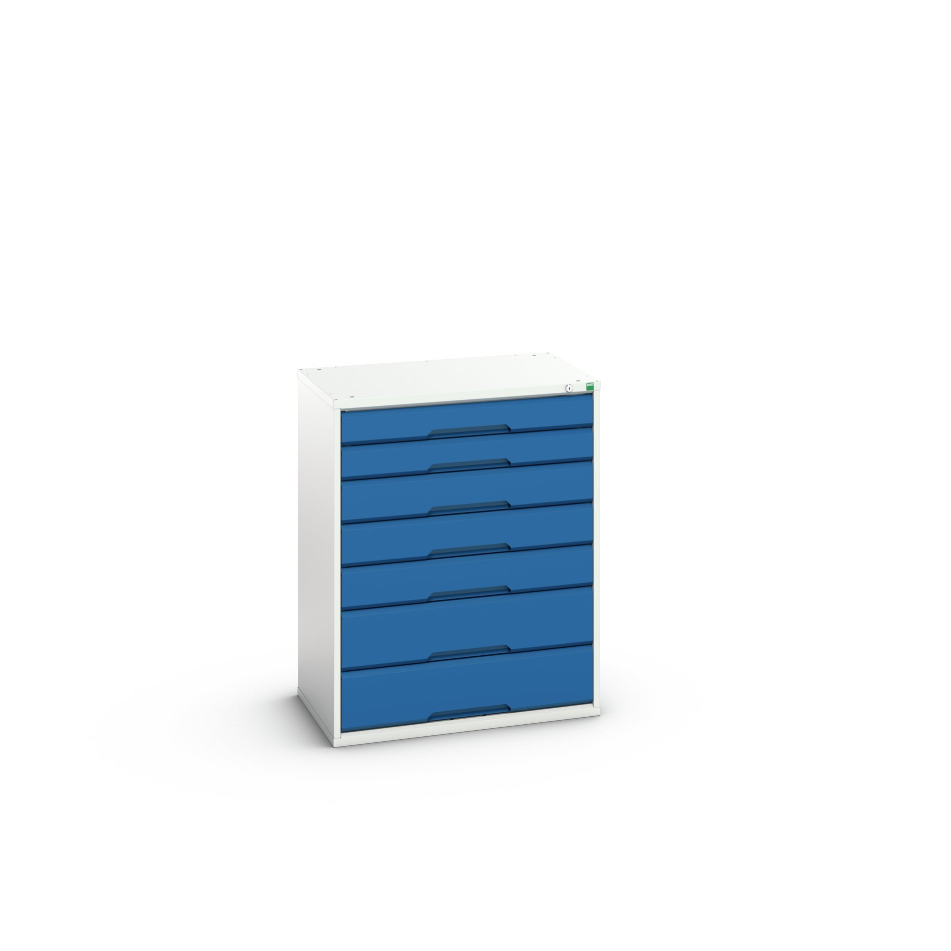 Bott Verso Schuifladenkast | 800x550x1000mm | 7 Laden | RAL 5010 - 16925149.11