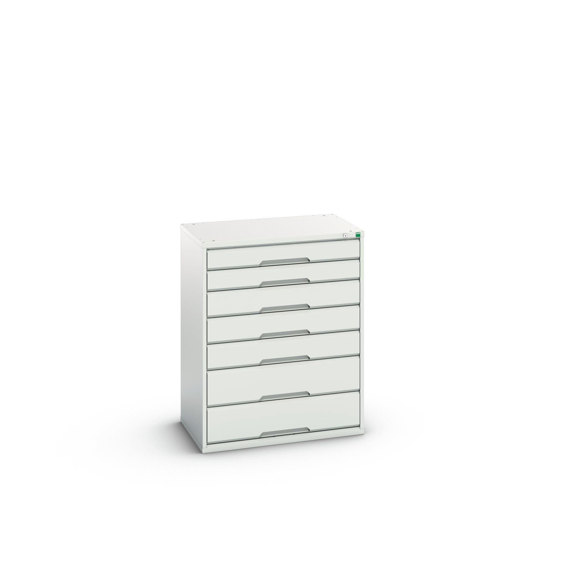 Bott Verso Schuifladenkast | 800x550x1000mm | 7 Laden | RAL 7035 - 16925149.16