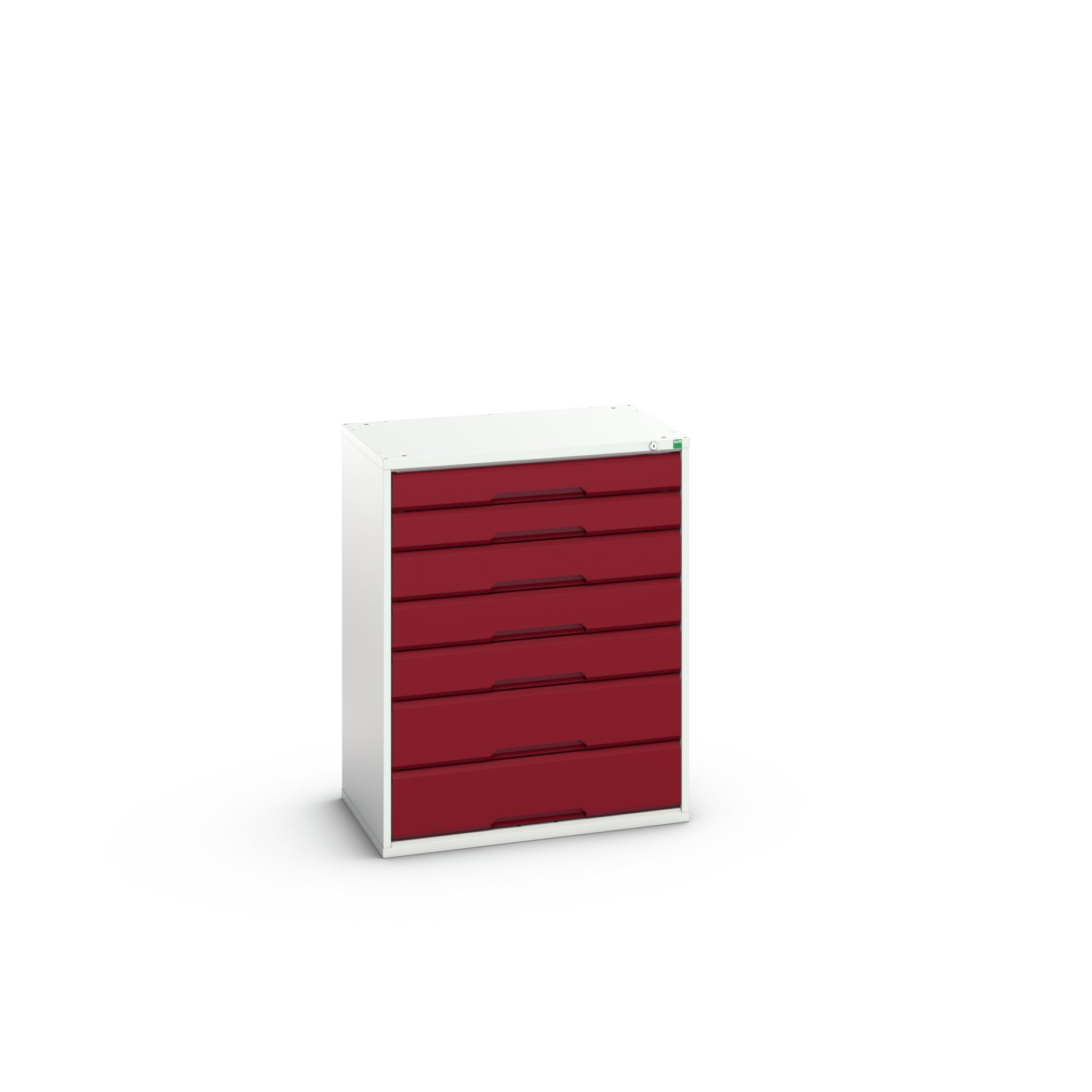 Bott Verso Schuifladenkast | 800x550x1000mm | 7 Laden | RAL 3004 - 16925149.24