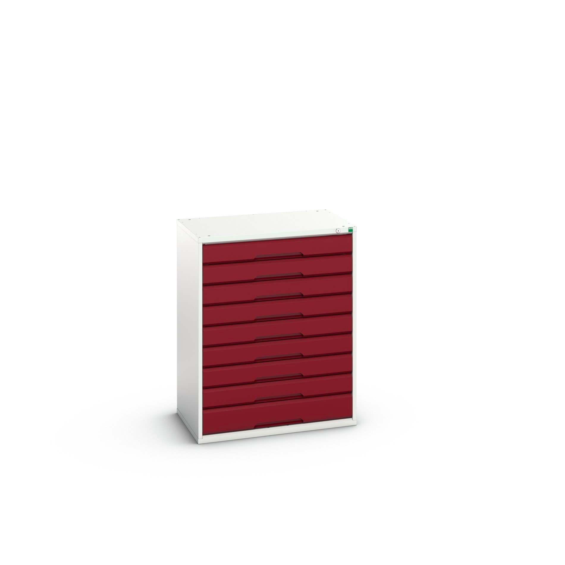 Bott Verso Schuifladenkast | 800x550x1000mm | 9 Laden | RAL 3004 - 16925157.24
