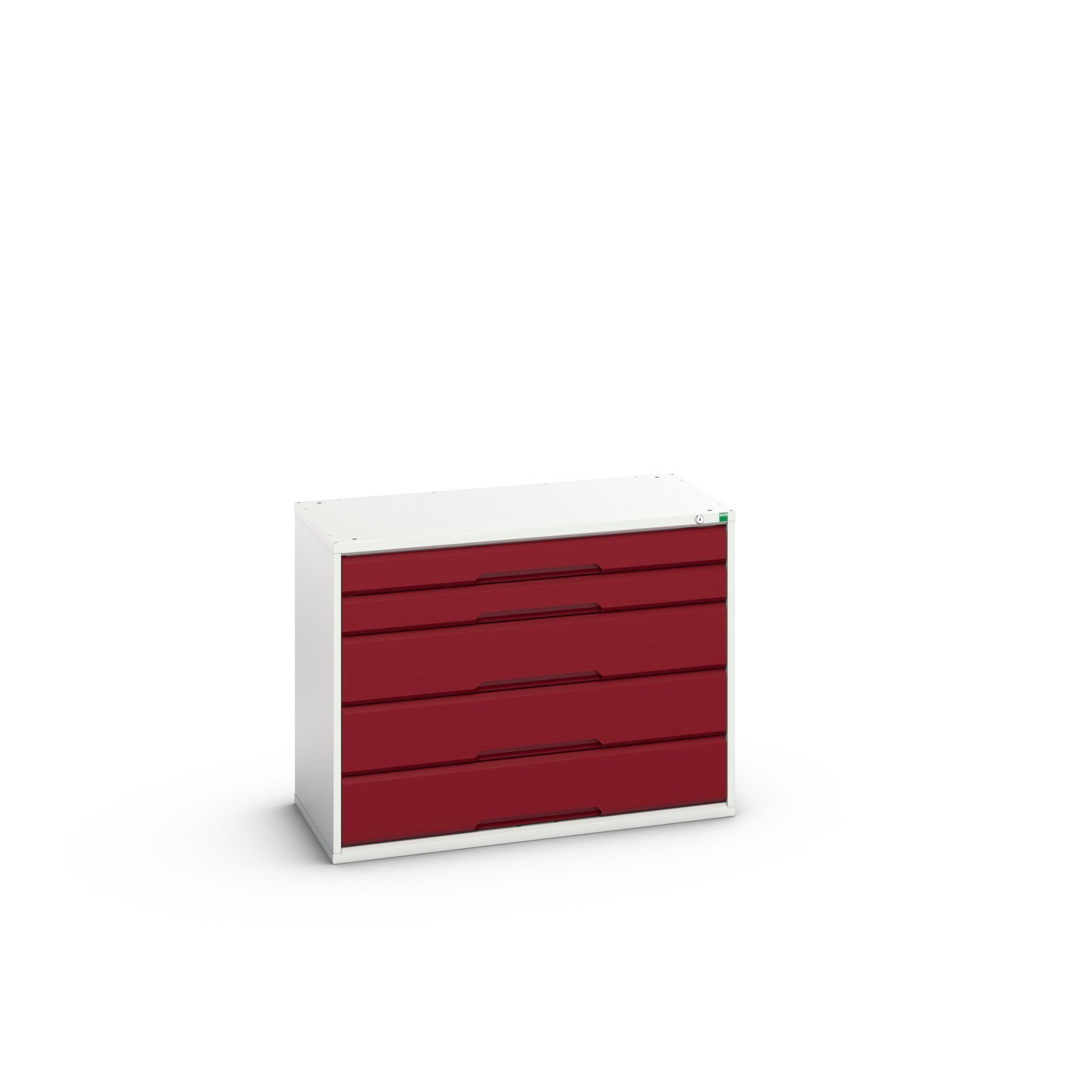 Bott Verso Schuifladenkast | 1050x550x800mm | 5 Laden | RAL 3004 - 16925212.24