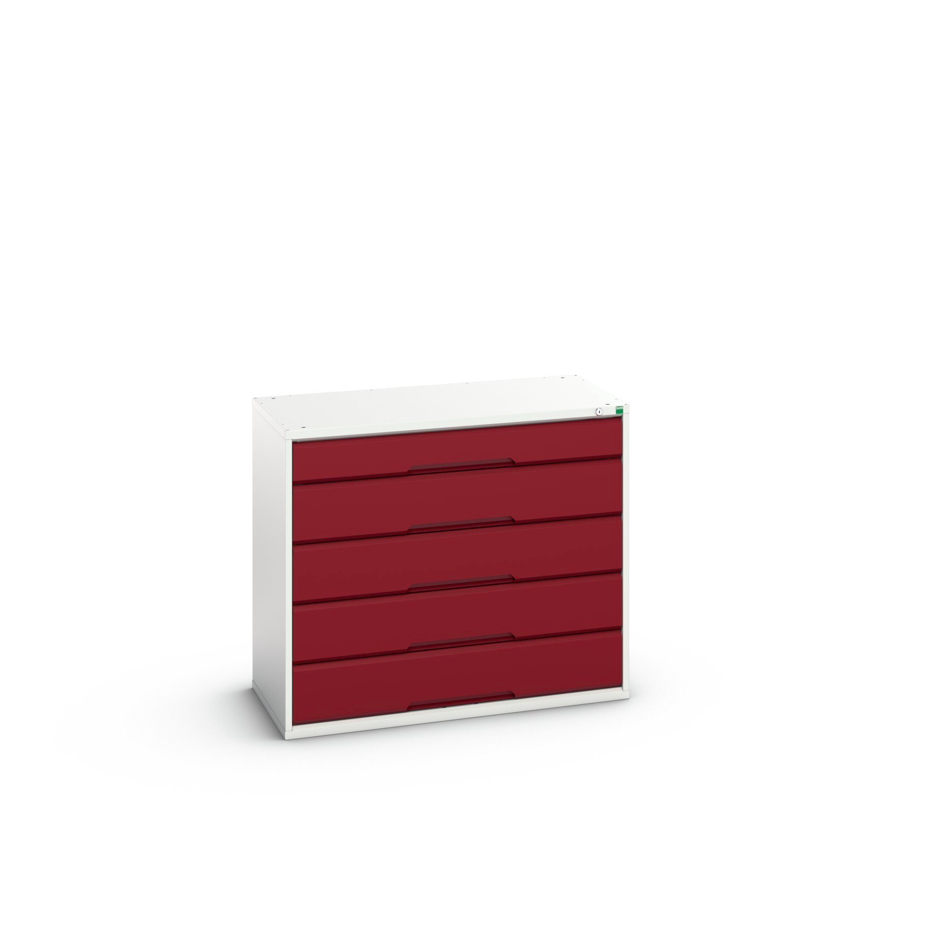 Bott Verso Schuifladenkast | 1050x550x900mm | 5 Laden | RAL 3004 - 16925217.24