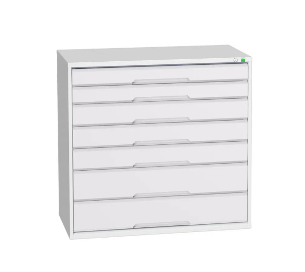 Bott Verso Schuifladenkast | 1050x550x1000mm | 7 Laden | RAL 7035 - 16925249.16