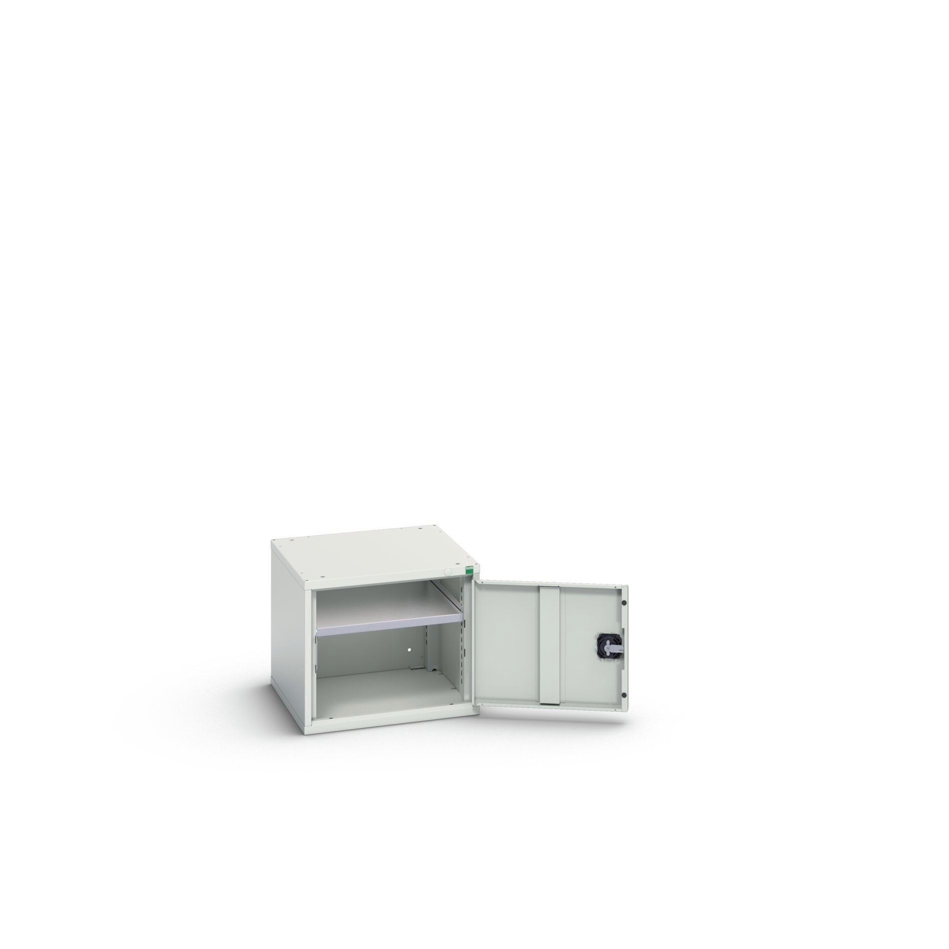 Bott Verso Systeemkast | 525x550x450mm | 1 Legbord | 1 Deur | RAL 7035 - 16926030.16
