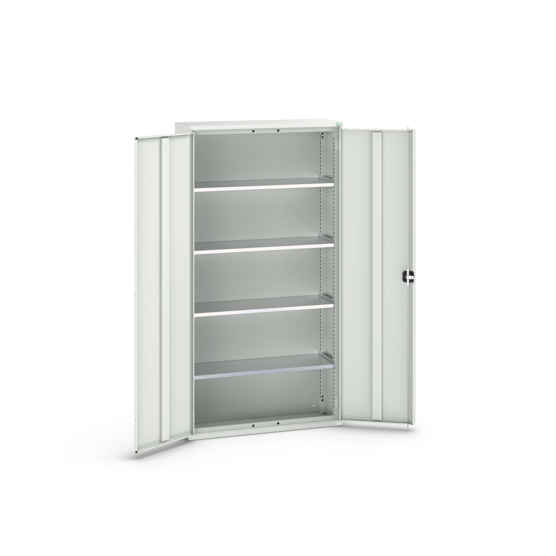 Bott Verso Systeemkast | 1050x350x2000mm | 4 Legborden | 2 Deuren | RAL 7035 - 16926219.16