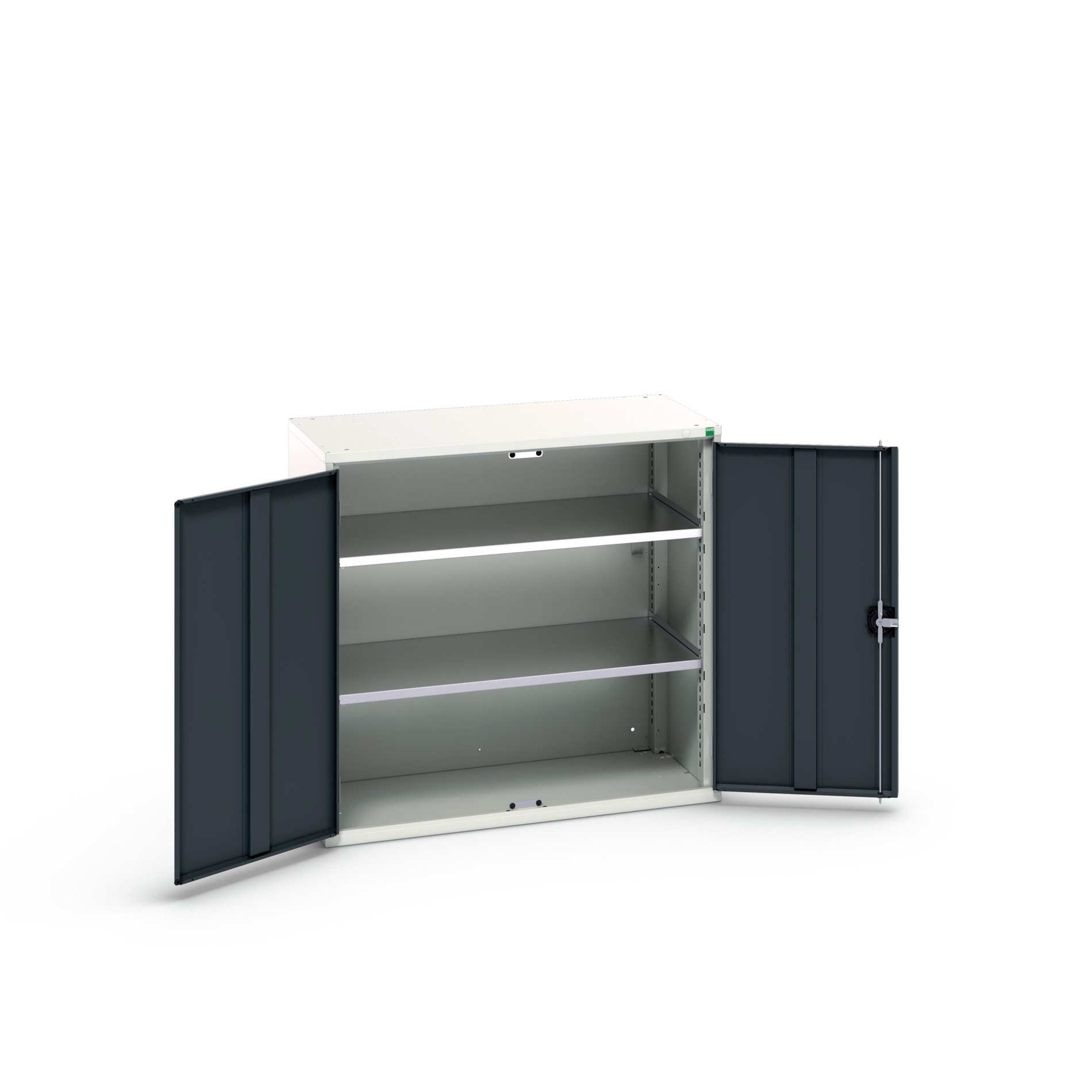 Bott Verso Systeemkast | 1050x550x1000mm | 2 Legborden | 2 Deuren | RAL 7016 - 16926259.19