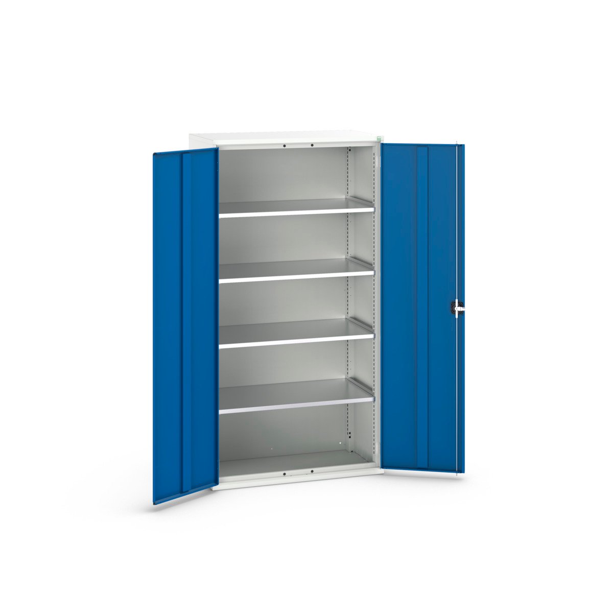 Bott Verso Systeemkast | 1050x550x2000mm | 4 Legborden | 2 Deuren | RAL 5010 - 16926267.11