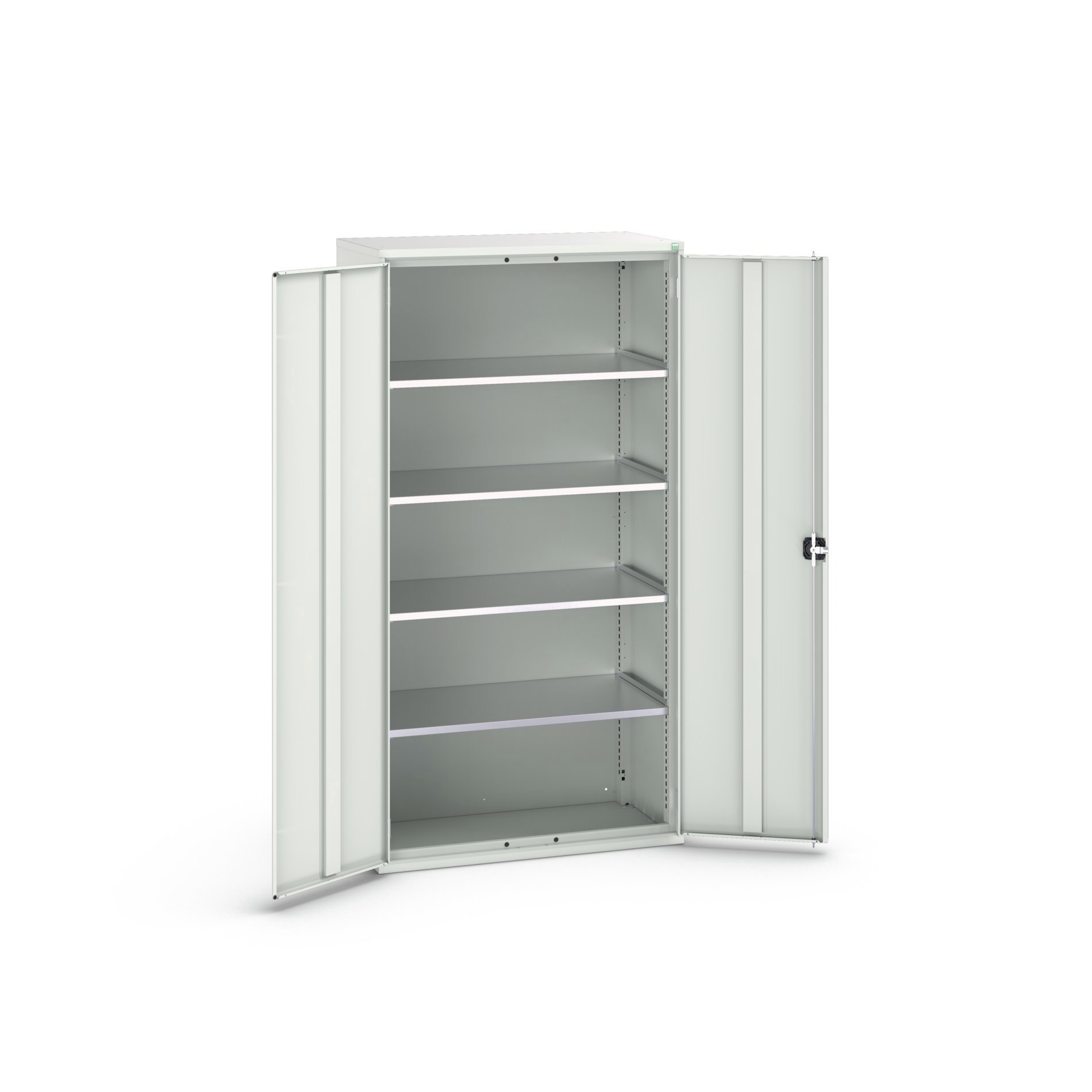 Bott Verso Systeemkast | 1050x550x2000mm | 4 Legborden | 2 Deuren | RAL 7035 - 16926267.16