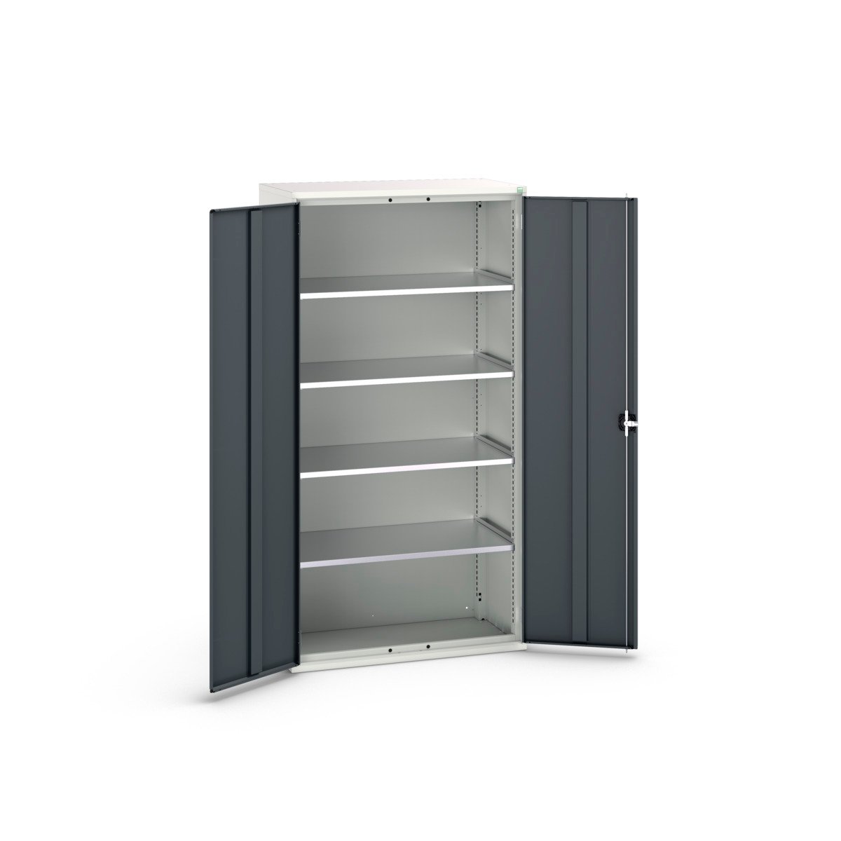 Bott Verso Systeemkast | 1050x550x2000mm | 4 Legborden | 2 Deuren | RAL 7016 - 16926267.19
