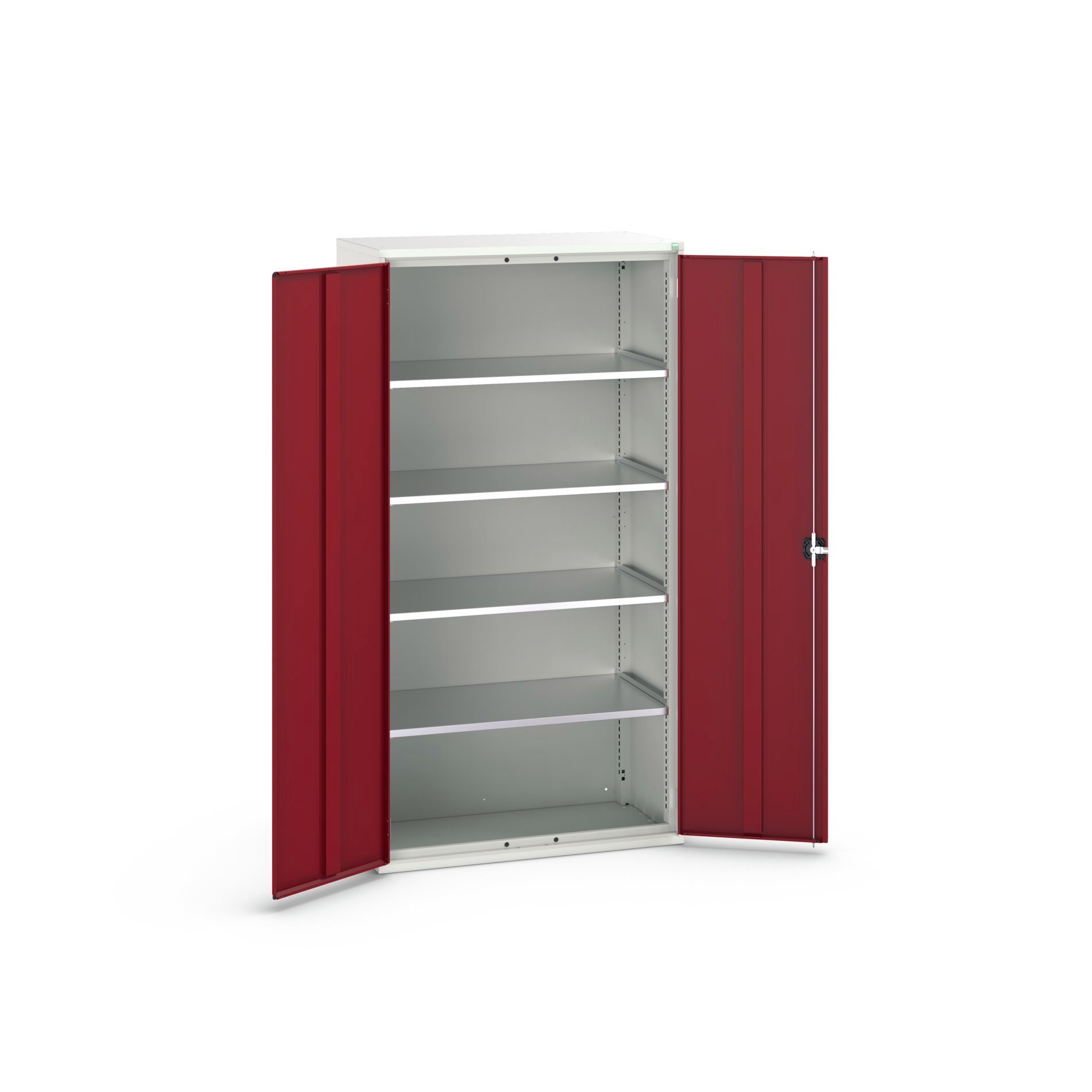 Bott Verso Systeemkast | 1050x550x2000mm | 4 Legborden | 2 Deuren | RAL 3004 - 16926267.24