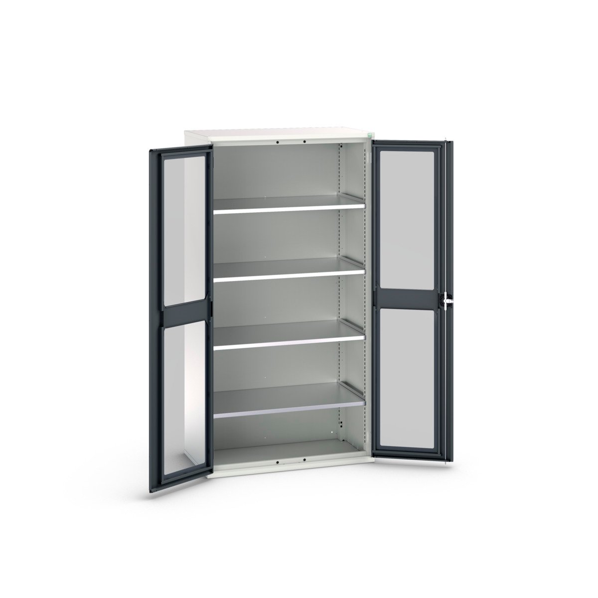 Bott Verso Systeemkast | 1050x550x2000mm | 4 Legborden | 2 Raamdeuren | RAL 7016 - 16926277.19