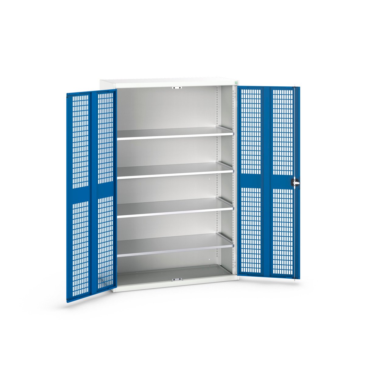 Bott Verso Kast Gevleugelde Deuren | 1300x550x2000mm | 4 Legborden | RAL 5010 - 16926783.11