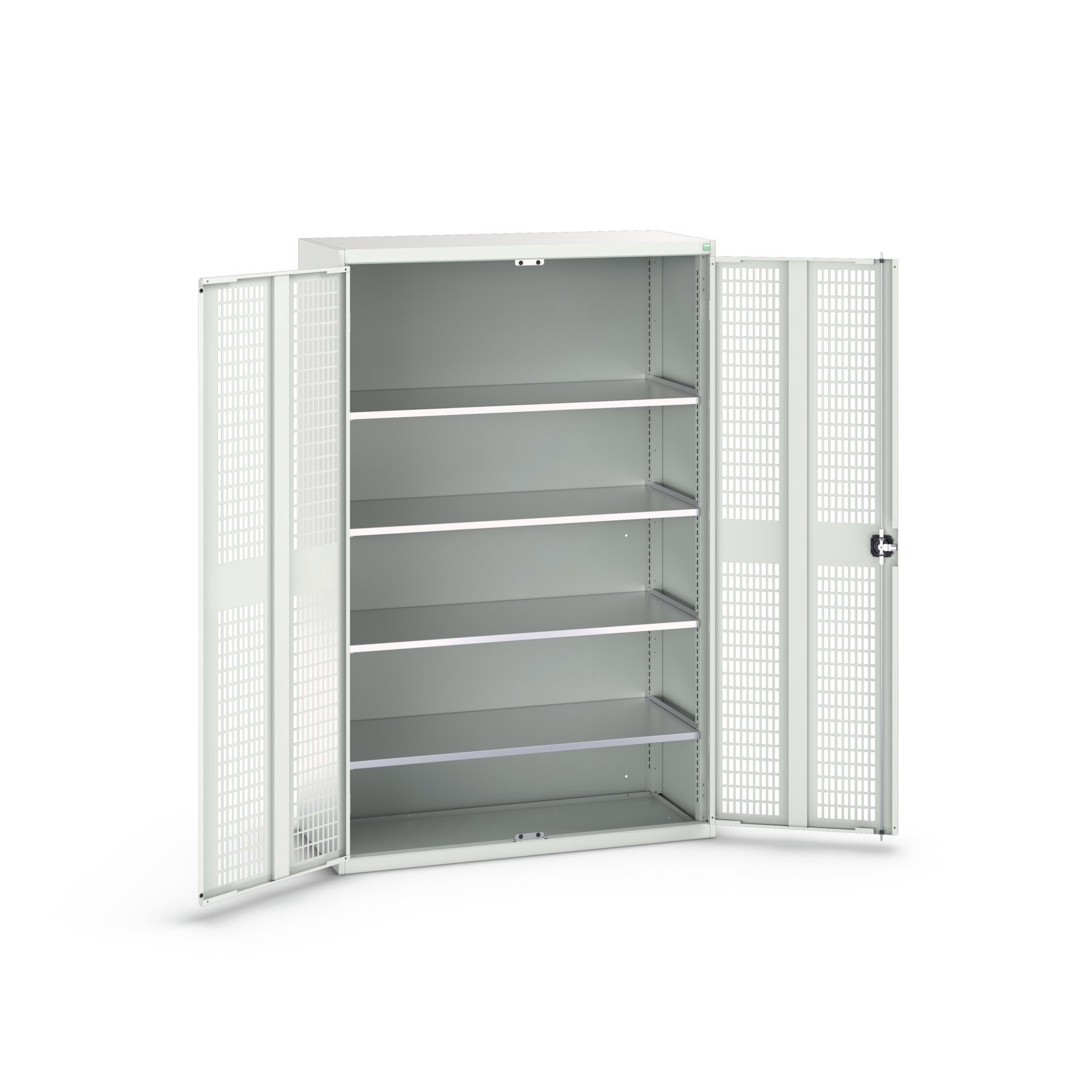 Bott Verso Kast Gevleugelde Deuren | 1300x550x2000mm | 4 Legborden | RAL 7035 - 16926783.16