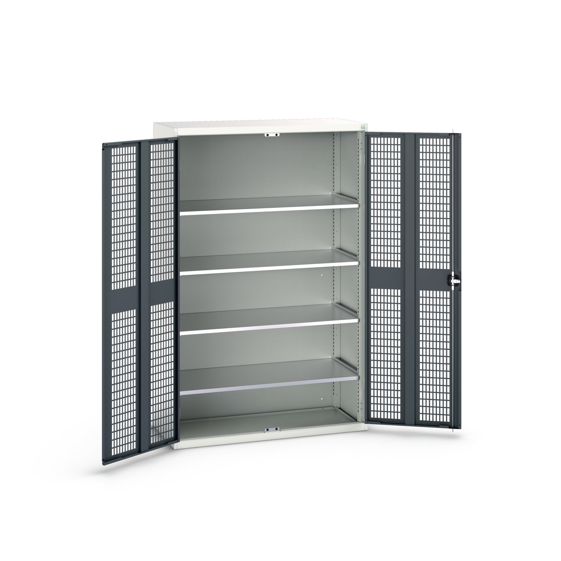 Bott Verso Kast Gevleugelde Deuren | 1300x550x2000mm | 4 Legborden | RAL 7016 - 16926783.19