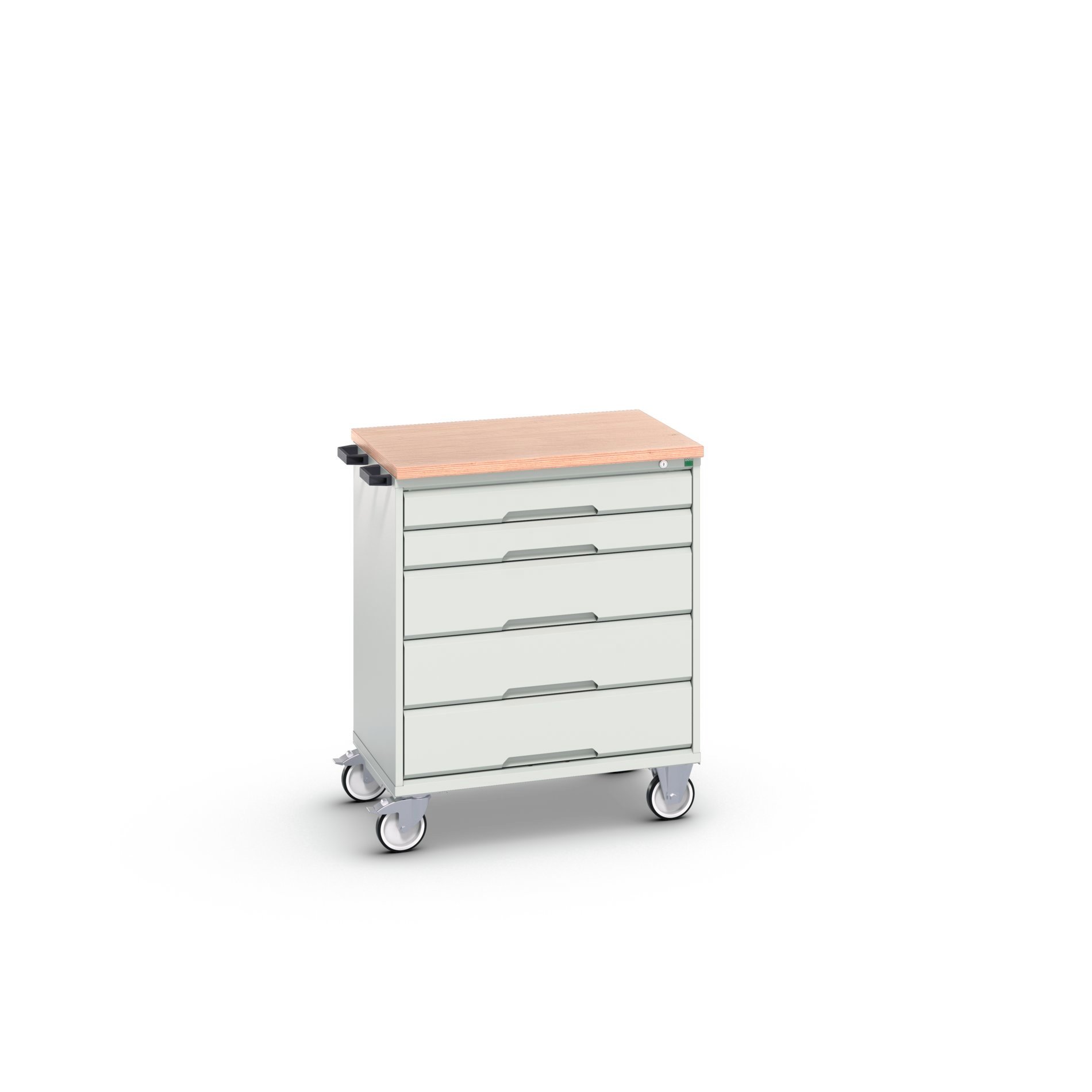 Bott Verso Mobiele Kast | 800x600x980mm | 5 Laden | MPX Top | RAL 7035 - 16927001.16