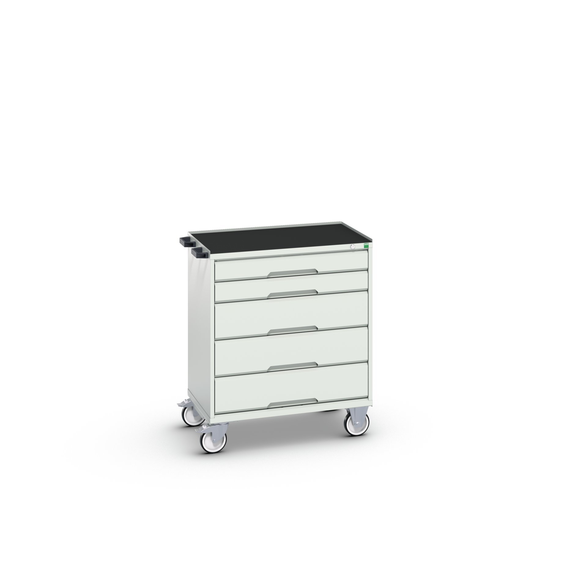 Bott Verso Mobiele Kast | 800x550x965mm | 5 Laden | Top Tray | RAL 7035 - 16927002.16
