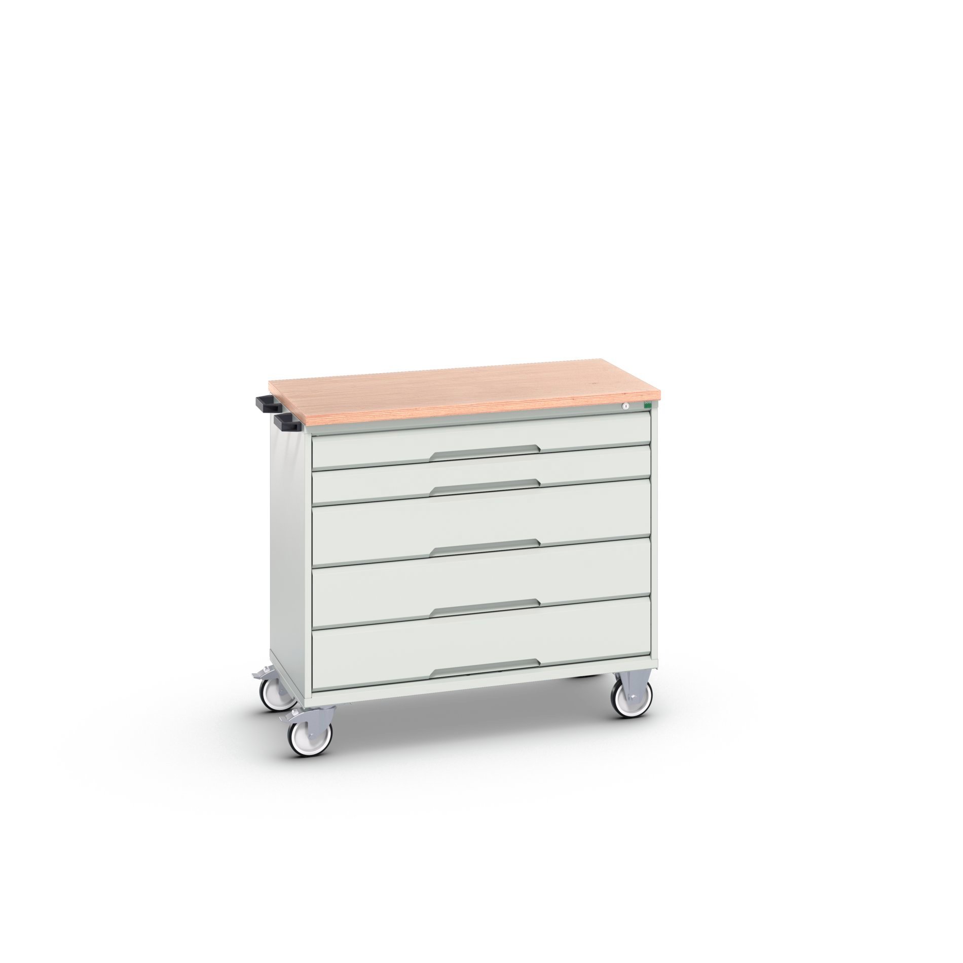 Bott Verso Mobiele Kast | 1050x600x980mm | 5 Laden | MPX Top | RAL 7035 - 16927051.16