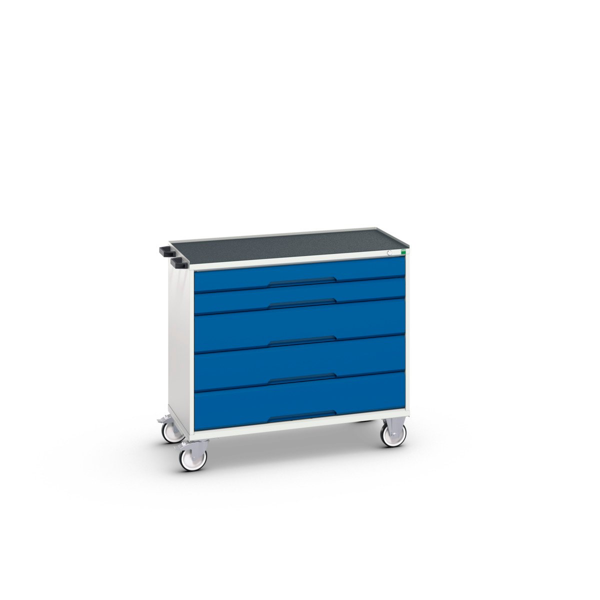 Bott Verso Mobiele Kast | 1050x550x965mm | 5 Laden | Top Tray | RAL 5010 - 16927052.11