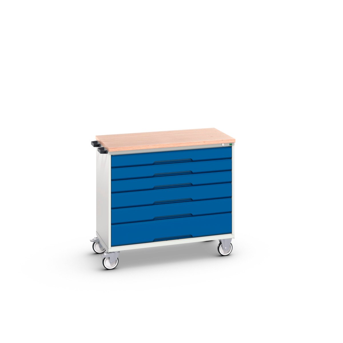 Bott Verso Mobiele Kast | 1050x600x980mm | 6 Laden | MPX Top | RAL 5010 - 16927054.11
