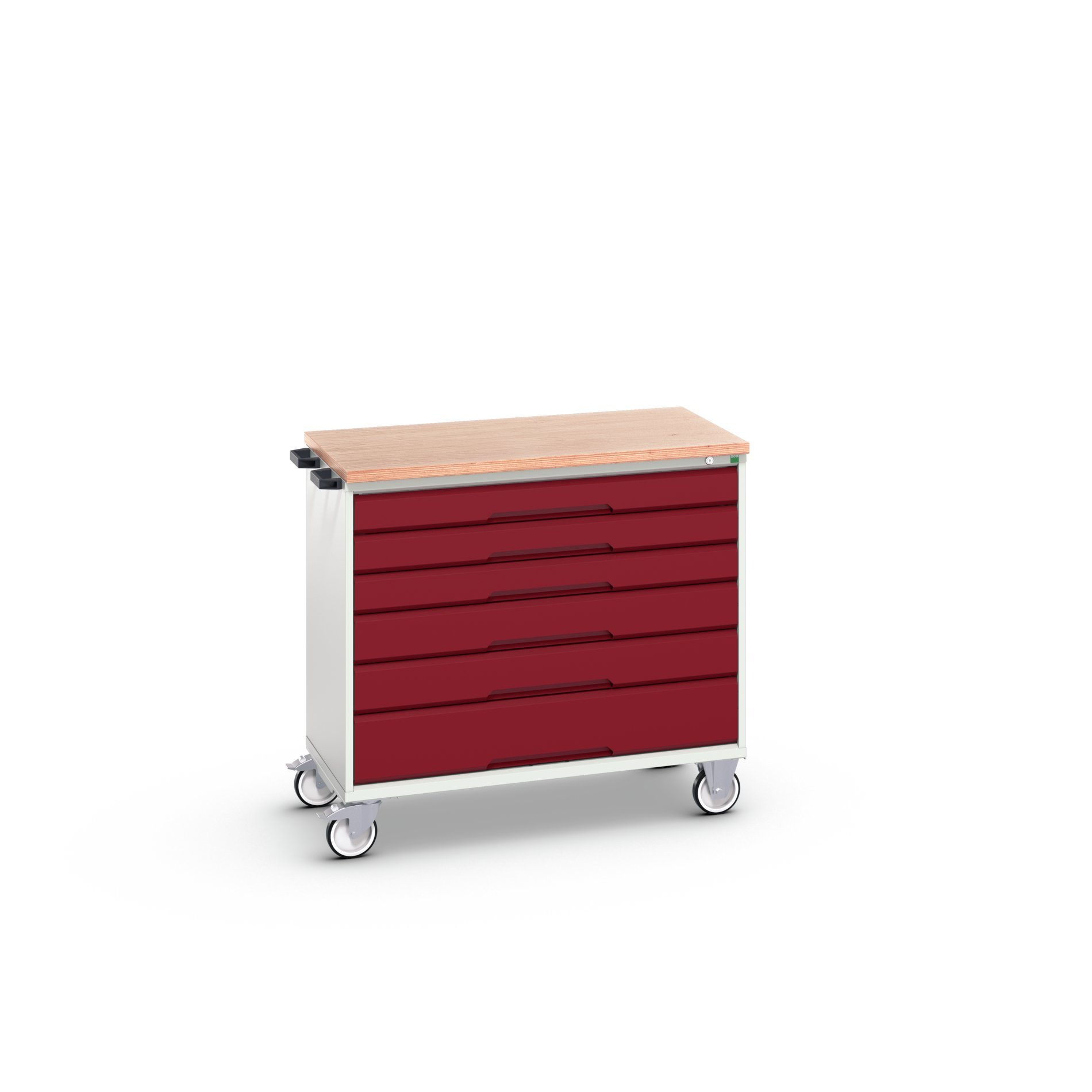 Bott Verso Mobiele Kast | 1050x600x980mm | 6 Laden | MPX Top | RAL 3004 - 16927054.24