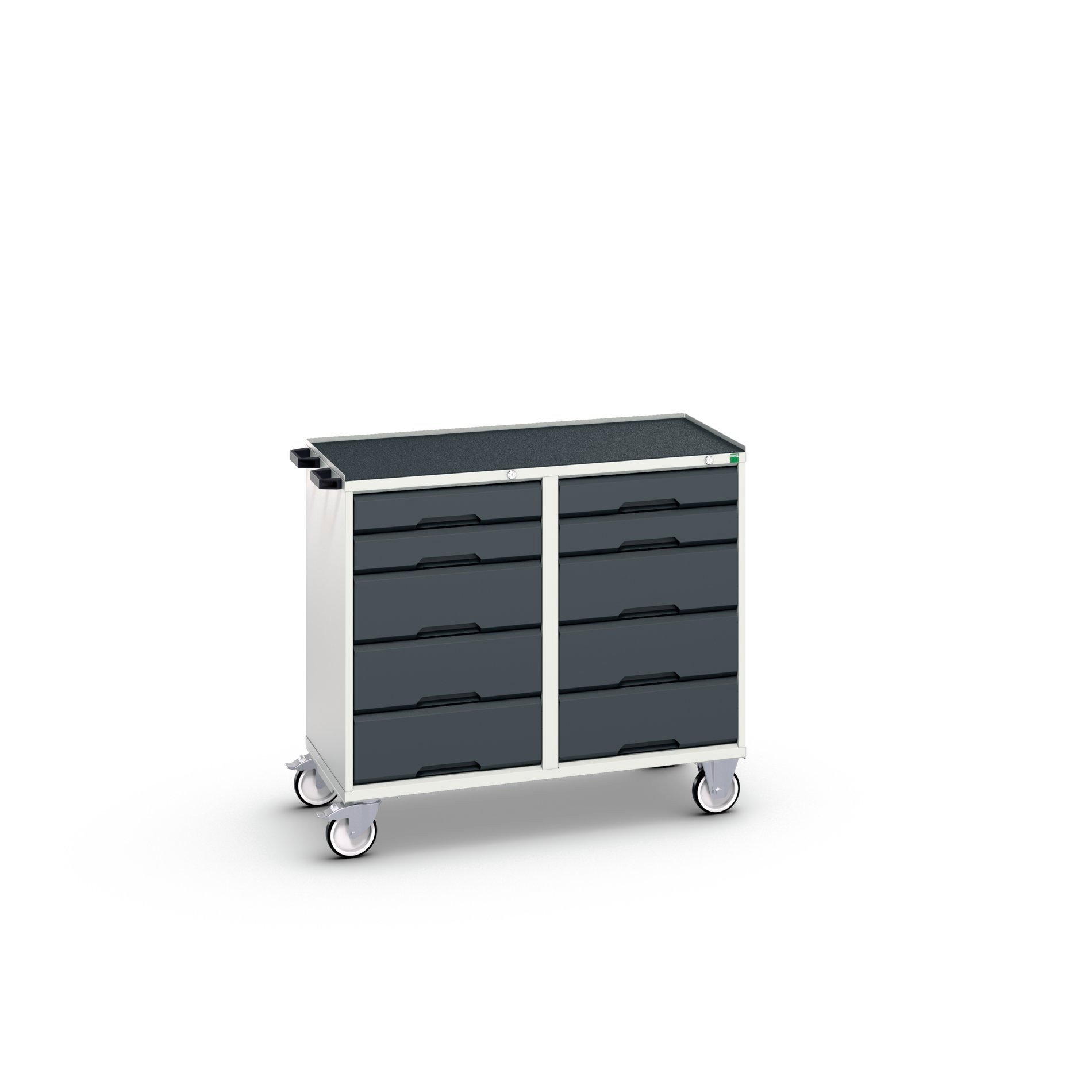 Bott Verso Mobiele Kast | 1050x600x980mm | 10 Laden | Top Tray | RAL 7016 - 16927102.19