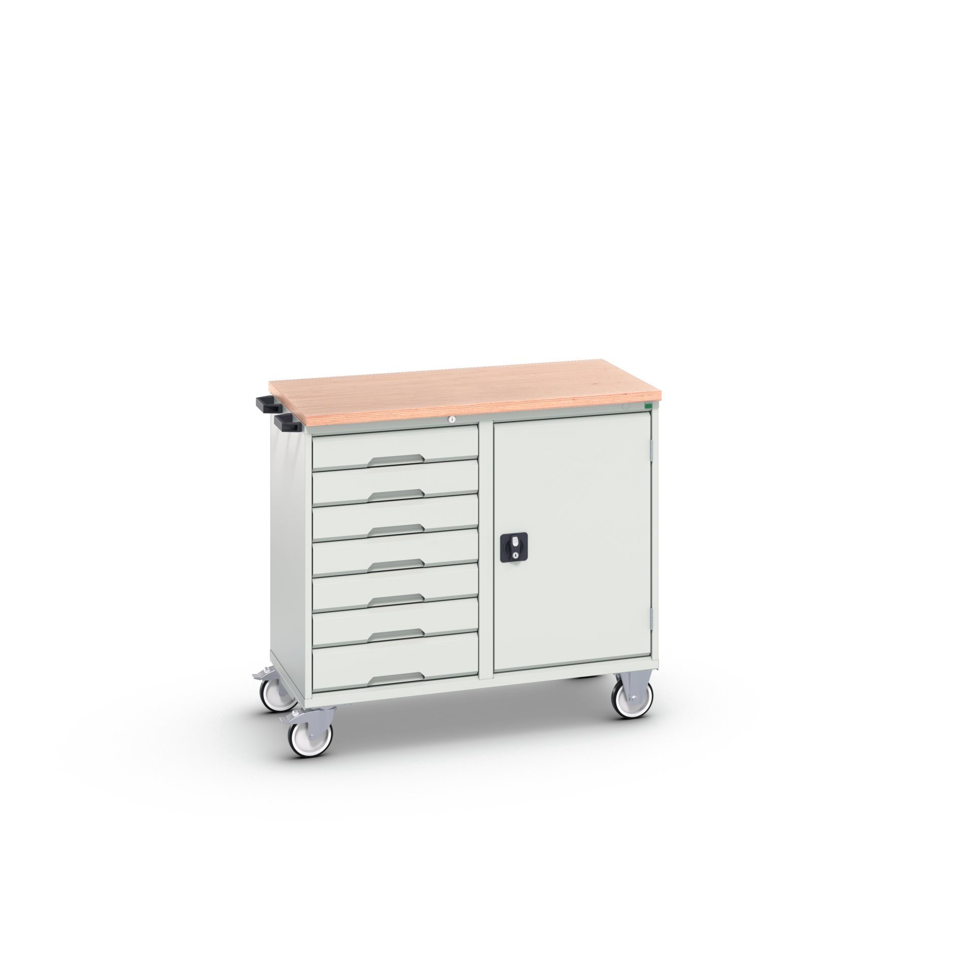 Bott Verso Mobiele Kast | 1050x600x980mm | 7 Laden | 1 Deur | MPX Top | RAL 7035 - 16927127.16