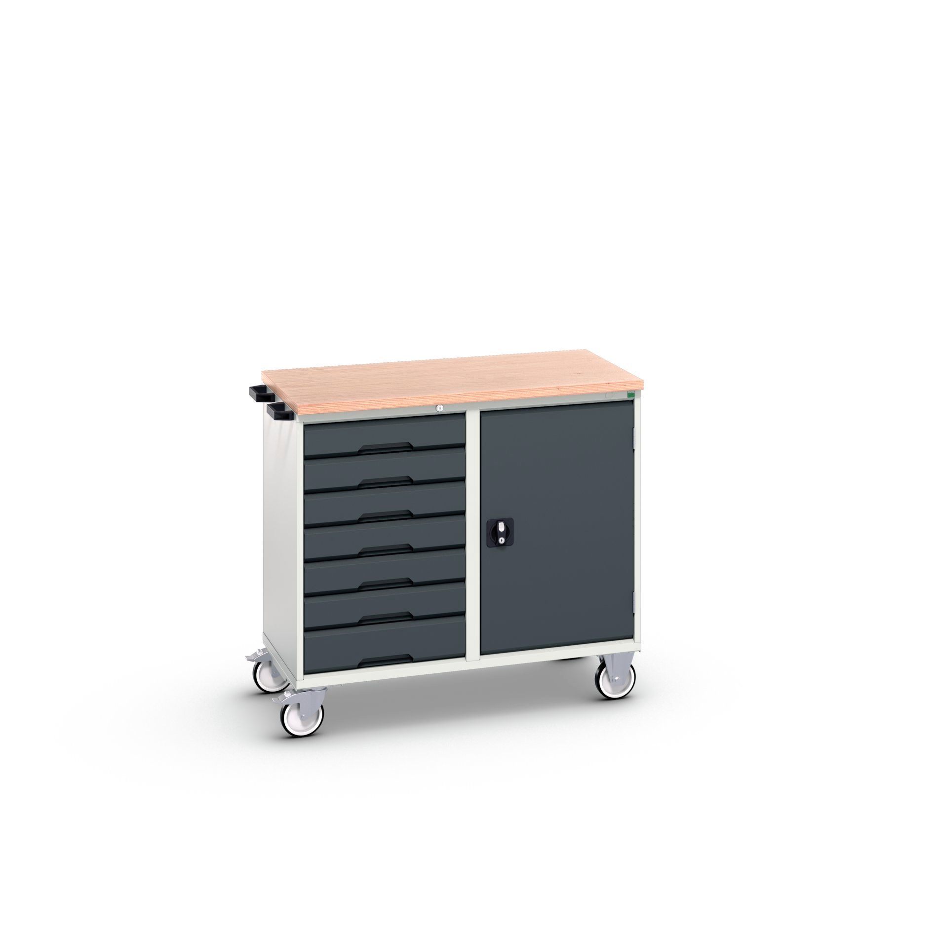 Bott Verso Mobiele Kast | 1050x600x980mm | 7 Laden | 1 Deur | MPX Top | RAL 7016 - 16927127.19