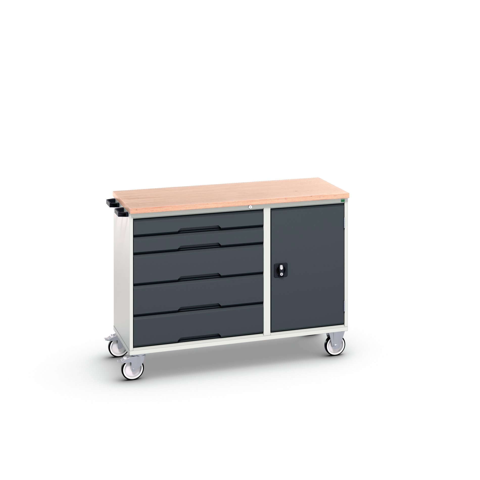 Bott Verso Montagewagen | 5 Lades | 1 Deur | Multiplex Blad | RAL 7016 - 16927151.19