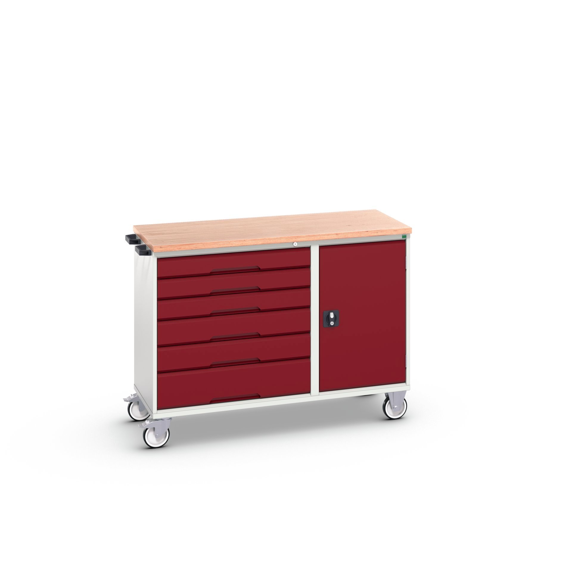 Bott Verso Montagewagen | 6 Lades | 1 Deur | Multiplex Blad | RAL 3004 - 16927154.24