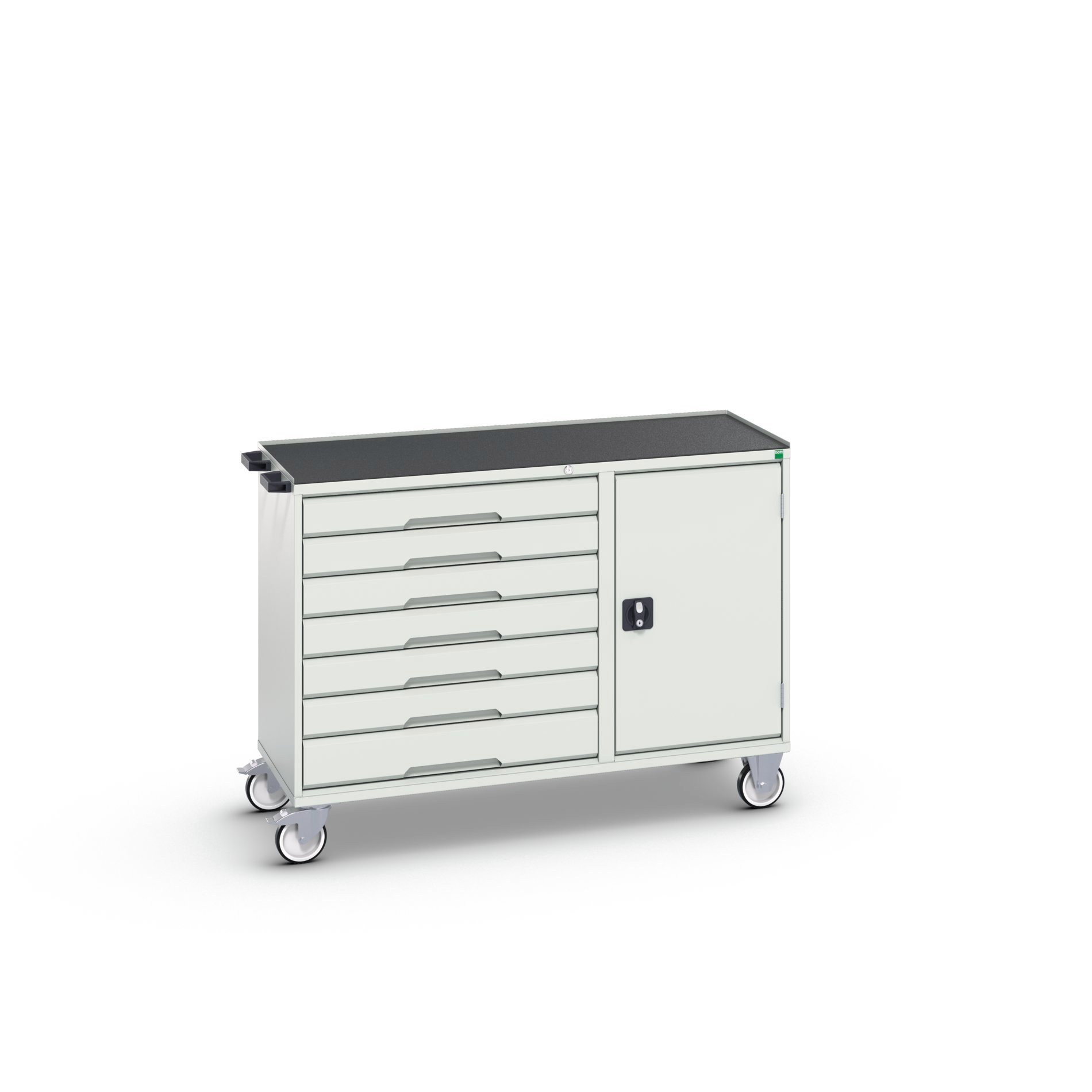 Bott Verso Montagewagen | 7 Lades | 1 Deur | Afrolrand | RAL 7035 - 16927158.16