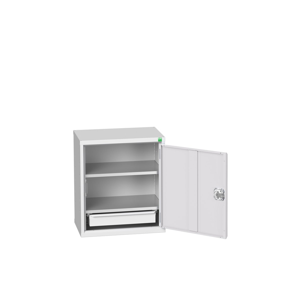 Bott Verso Eco Wandkast | 525x350x600mm | 2 Legborden | 1 Lade | RAL 7035 - 16929003.16