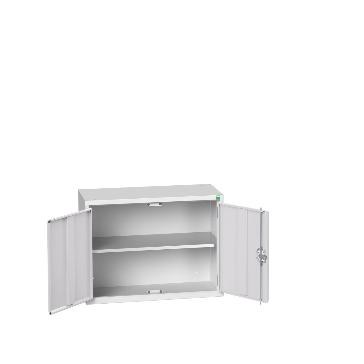 Bott Verso Eco Wandkast | 800x350x600mm | 1 Legbord | 2 Deuren | RAL 7035 - 16929101.16
