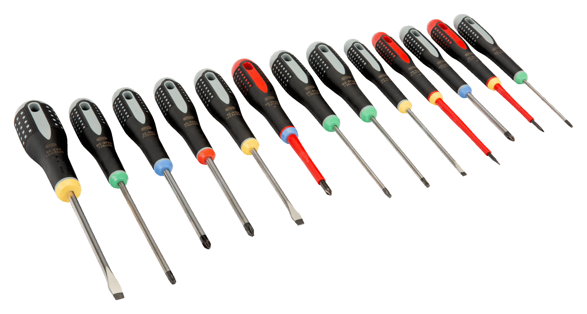 Bahco Schroevendraaierset XL | Gekleurd | BE-9875 - 13-delig