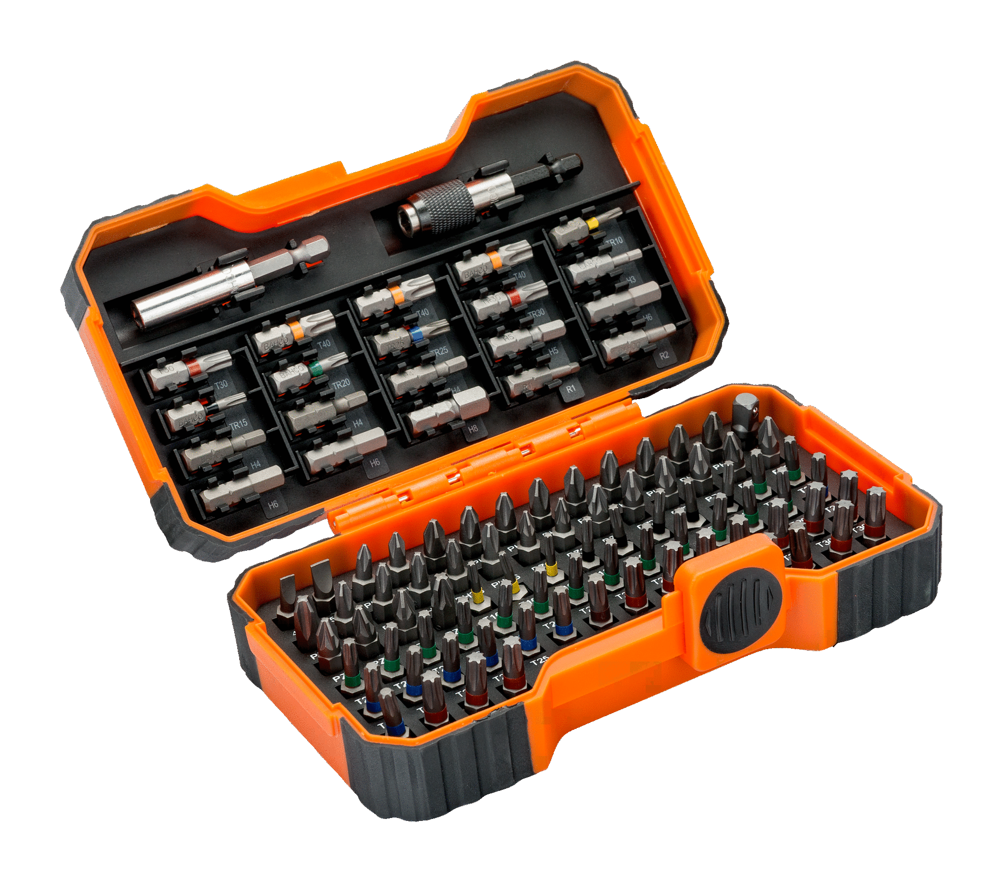 Bahco 59/S100BC-IP Bitset | 100-delig | voor gleuf-, Phillips®, Pozidriv®, Hexagon, Robertson en Torx | 59/S100BC-IP