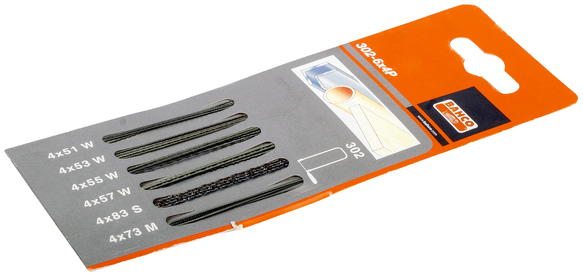 Bahco assortiment figuurblaadjes | 302-6X4P