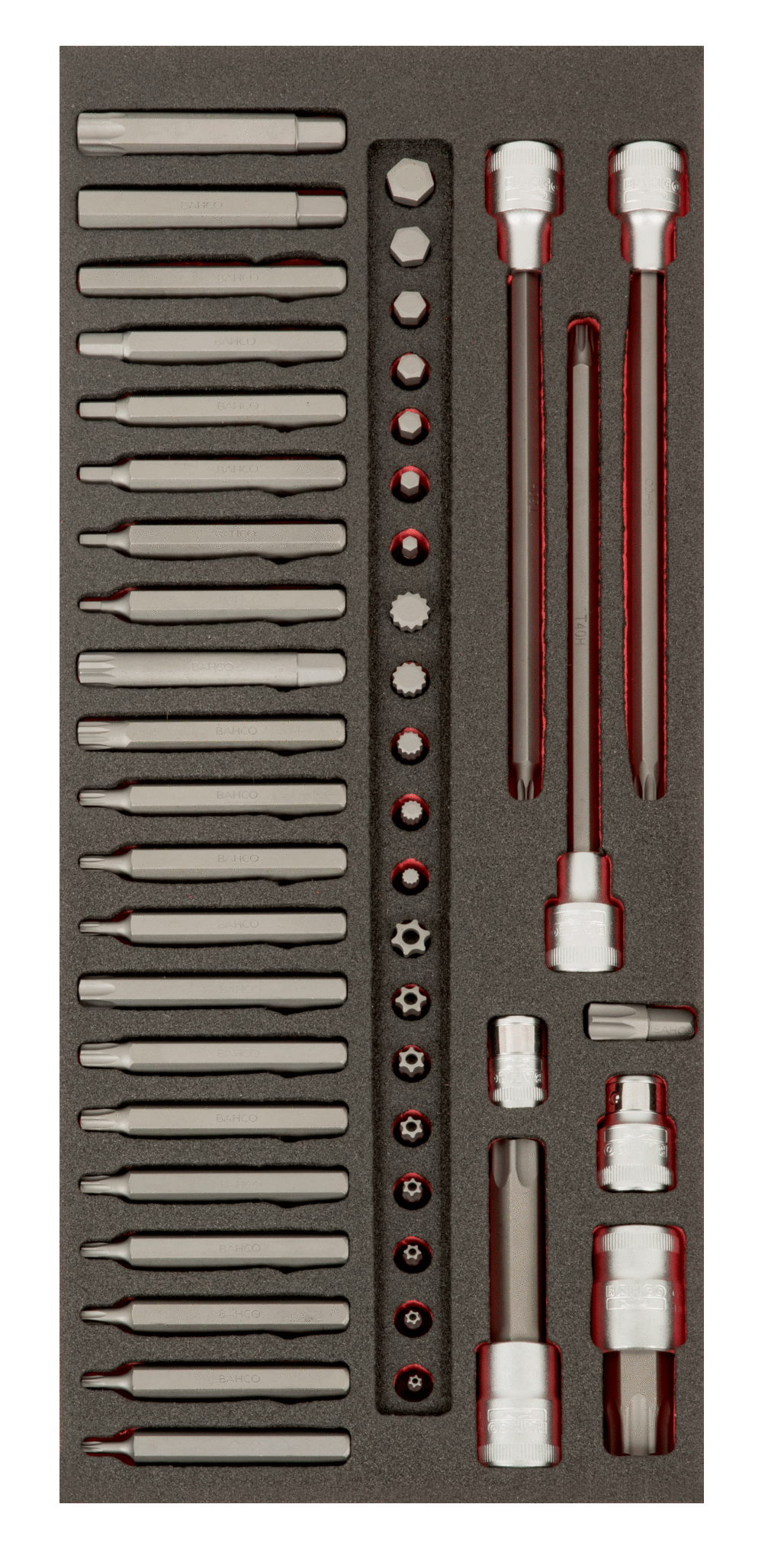 Bahco Foaminlay Fit&Go 1 3 met bitset 49-delig retailverpakking FF1E2503EH