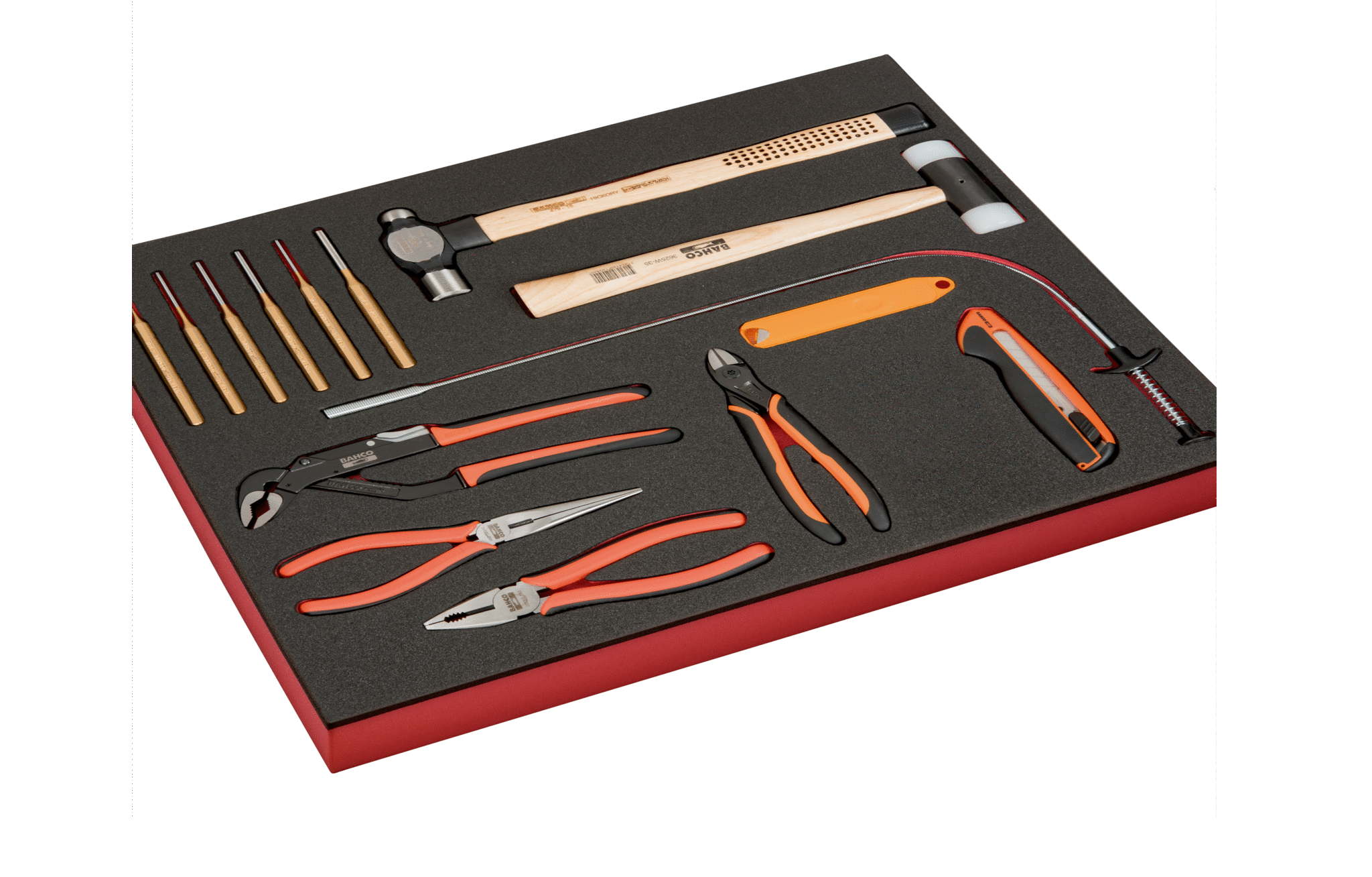 Bahco Foaminlay Fit&Go 3/3 met tangen, slaggereedschap, snijgereedschap - 15-delig - FF1A185