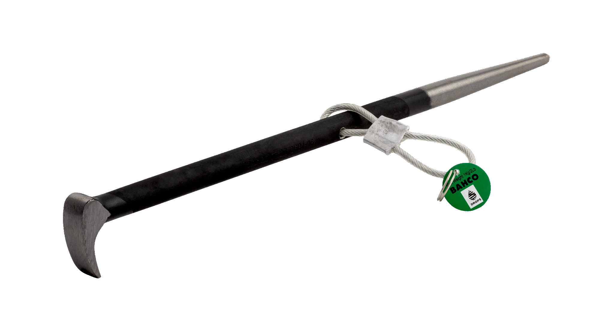 Bahco Breekijzer | met metalen draadlus | gefosfateerd | gebogen kop | 304 mm TAH3681-11
