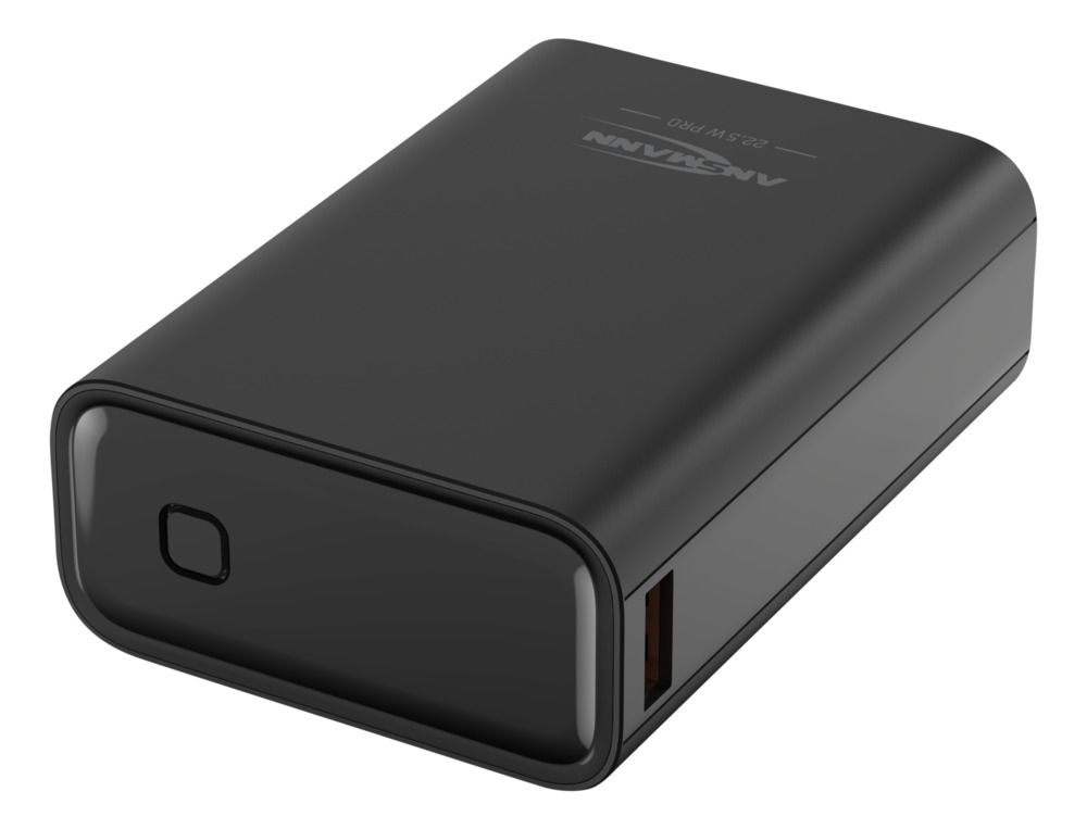 Ansmann Powerbank 20000 mAh PB222PD | Zwart - 1700-0155