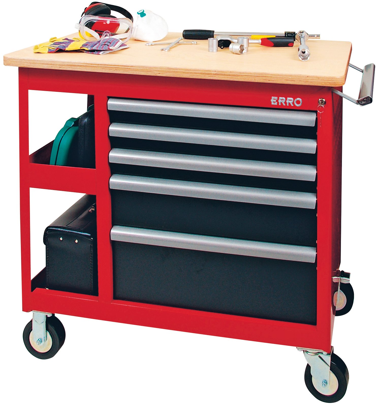 Erro Storage "Elite" Rolwagen met 5 laden 1715005