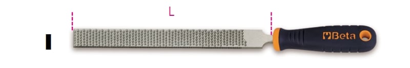 Beta platte rasp, kunststof handgreep 1719BM/RL - 017190360