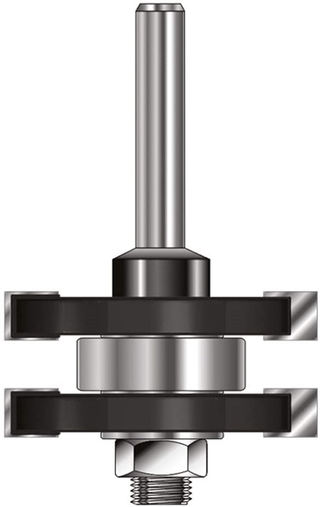 ENT Groef- en messinggarnituur HM A41mm, Met lager kolf 8mm - 7917390 - 7917390