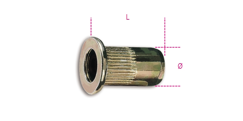 Beta Stalen nagels met draad voor artikelen 1742-1742A-1946KF 1742R-A M6 - 017420016