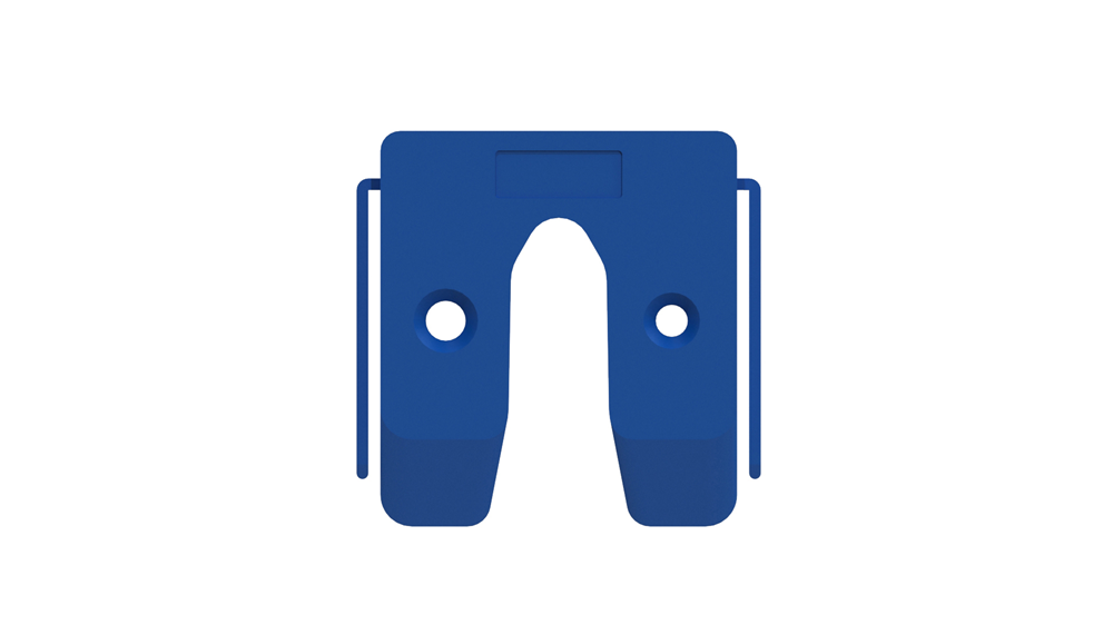 GB uitvulplaat met stelpootjes 4mm blauw etiket | 192 stuks 17434654